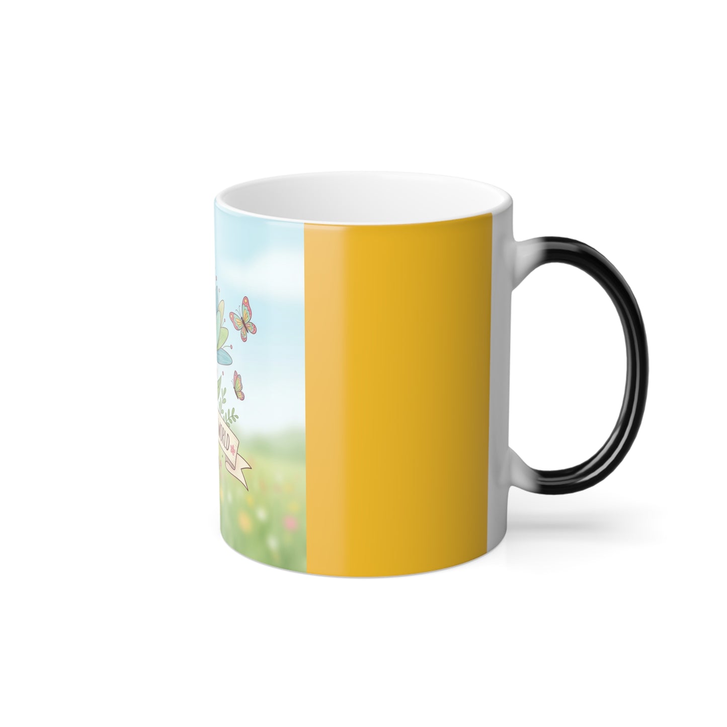 Color Morphing Inspirational Mug - "You Make My World Bloom" - Perfect Gift for Nature Lovers