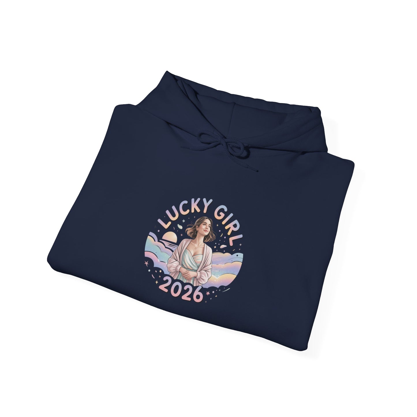 Lucky Girl 2026 Hoodie | manifest luck, 2026 lucky charms