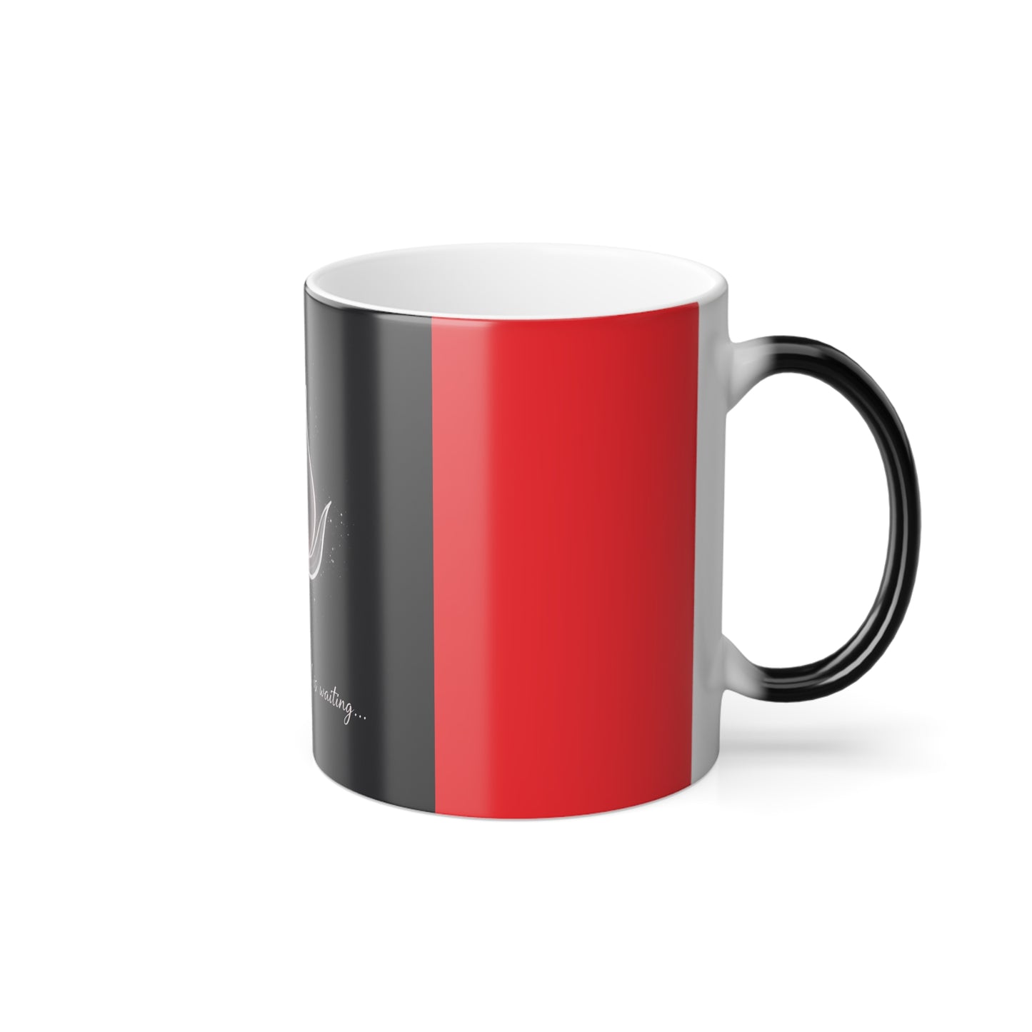 Color Morphing Mug with Inspirational Rose Design