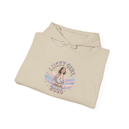 Lucky Girl 2026 Hoodie | manifest luck, 2026 lucky charms