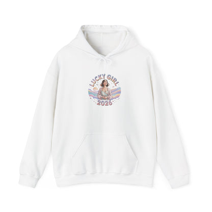 Lucky Girl 2026 Hoodie | manifest luck, 2026 lucky charms