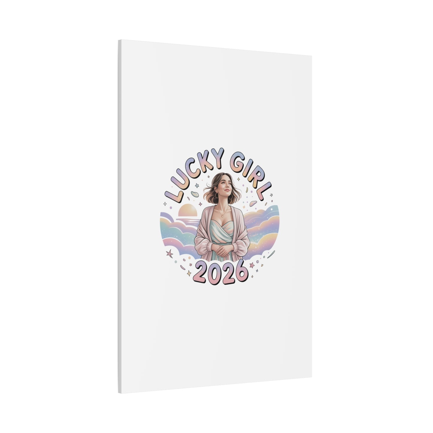 Lucky Girl 2026 Canvas | Manifest Luck, 2026 Lucky Charms