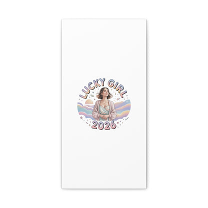 Lucky Girl 2026 Canvas | Manifest Luck, 2026 Lucky Charms