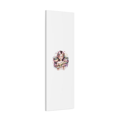 Lucky Girl 2026 Canvas Print | manifest luck, lucky charms
