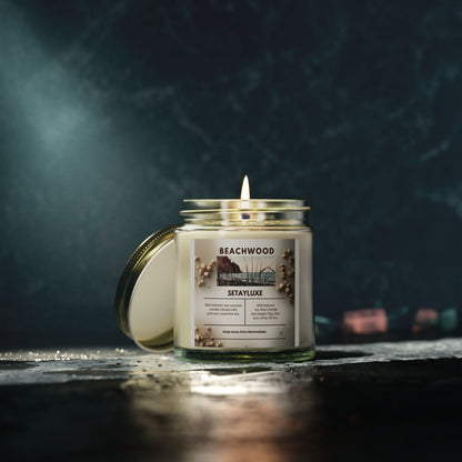 Beachwood Coconut Apricot Scented Candle (4oz/9oz)
