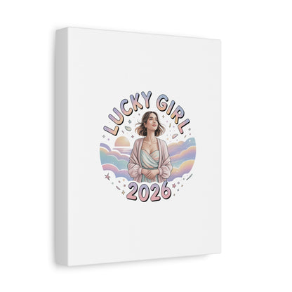 Lucky Girl 2026 Canvas | Manifest Luck, 2026 Lucky Charms
