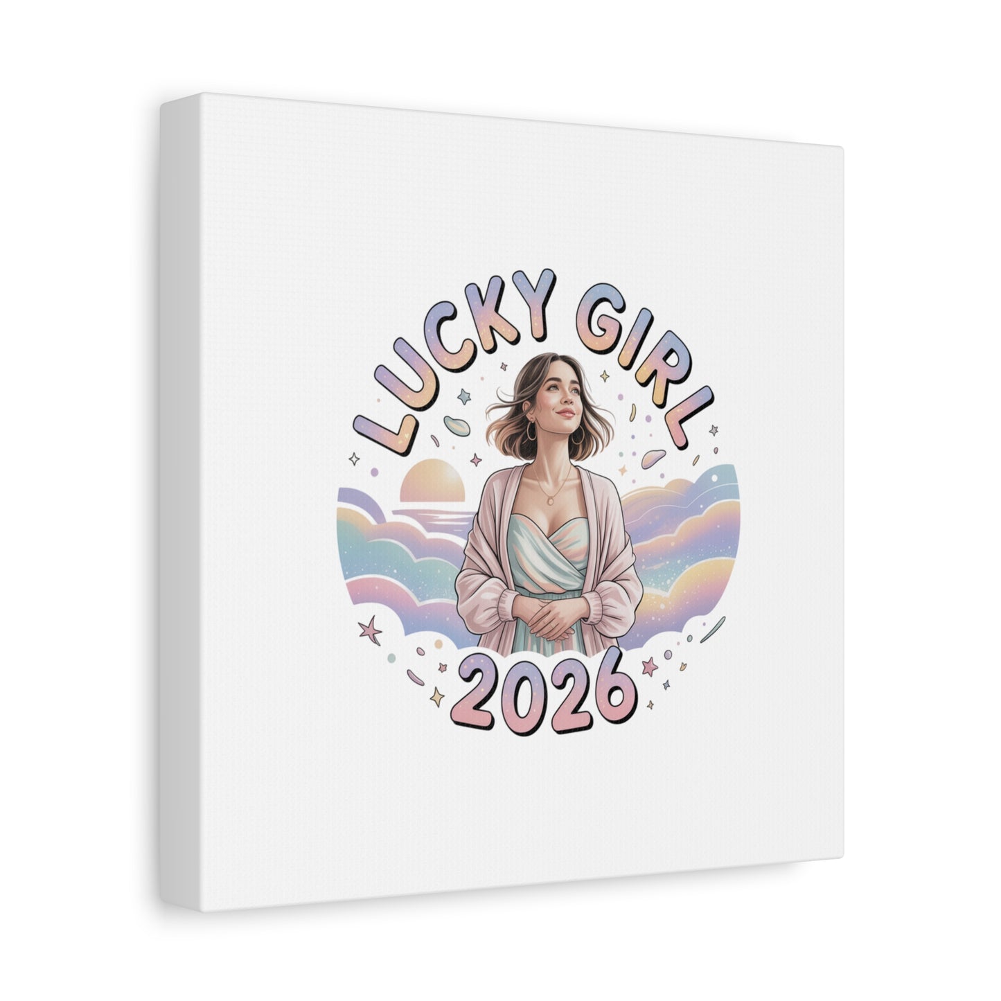 Lucky Girl 2026 Canvas | Manifest Luck, 2026 Lucky Charms