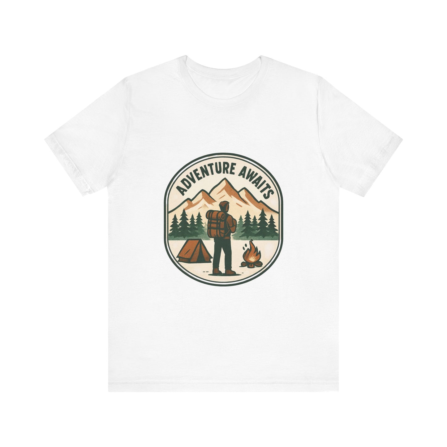 Adventure Awaits Camping T‑Shirt