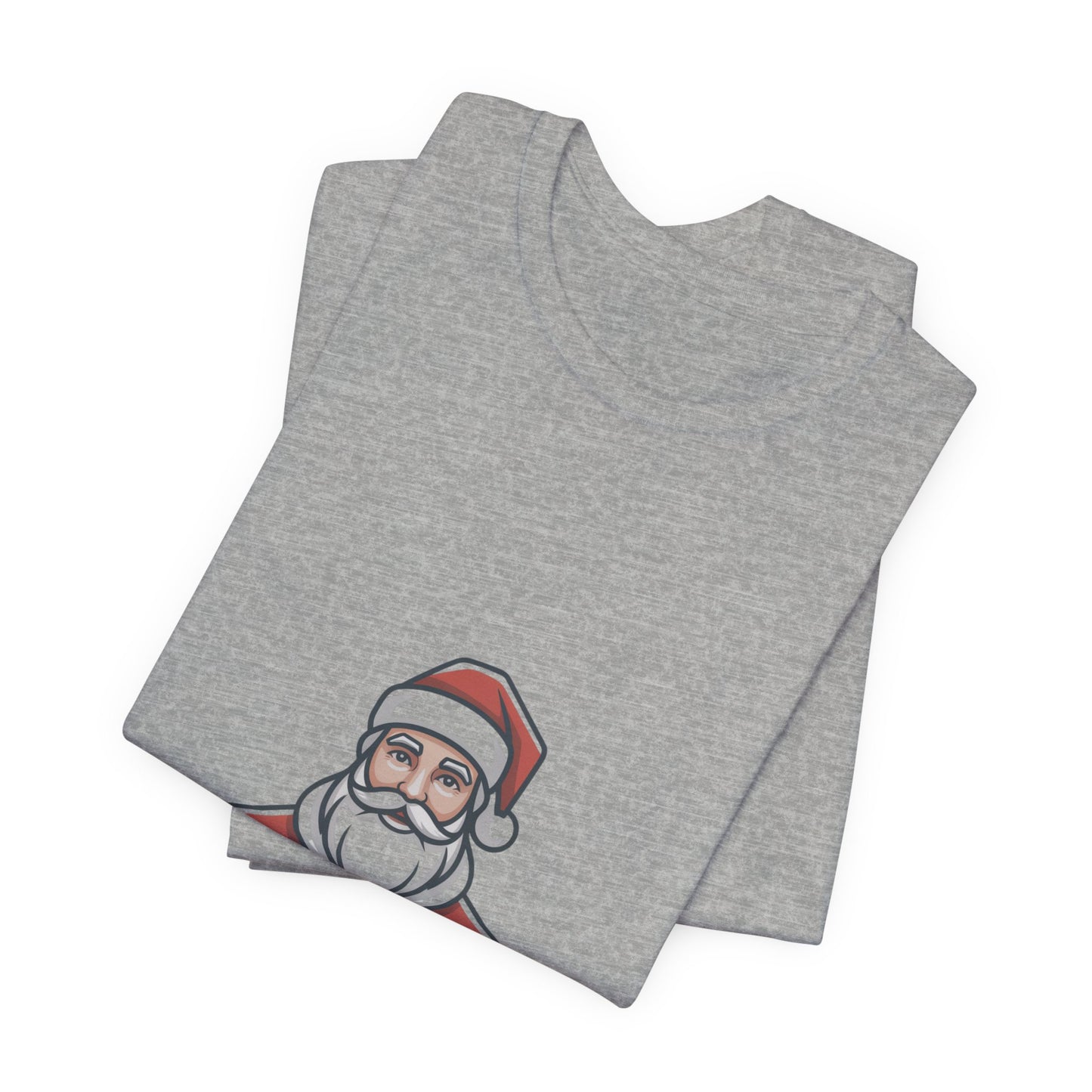 Minimal Santa Graphic Tee | Modern Santa, Abstract Christmas Shirt