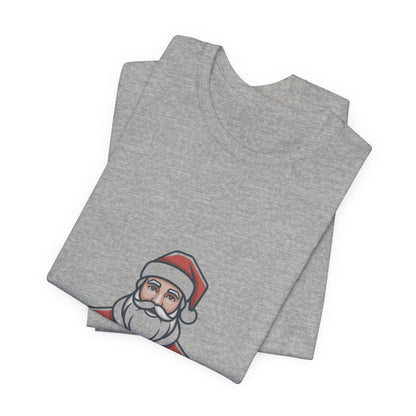 Minimal Santa Graphic Tee | Modern Santa, Abstract Christmas Shirt