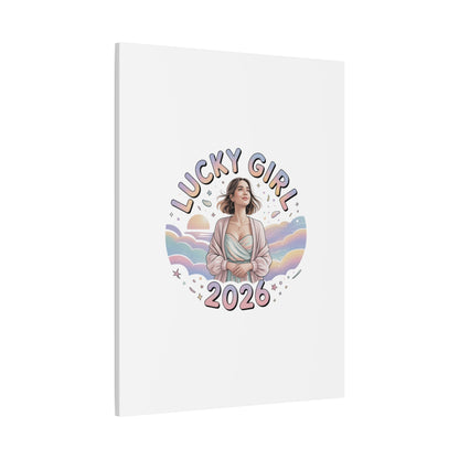 Lucky Girl 2026 Canvas | Manifest Luck, 2026 Lucky Charms
