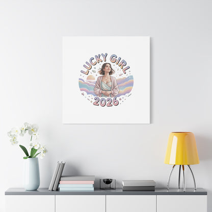 Lucky Girl 2026 Canvas | Manifest Luck, 2026 Lucky Charms