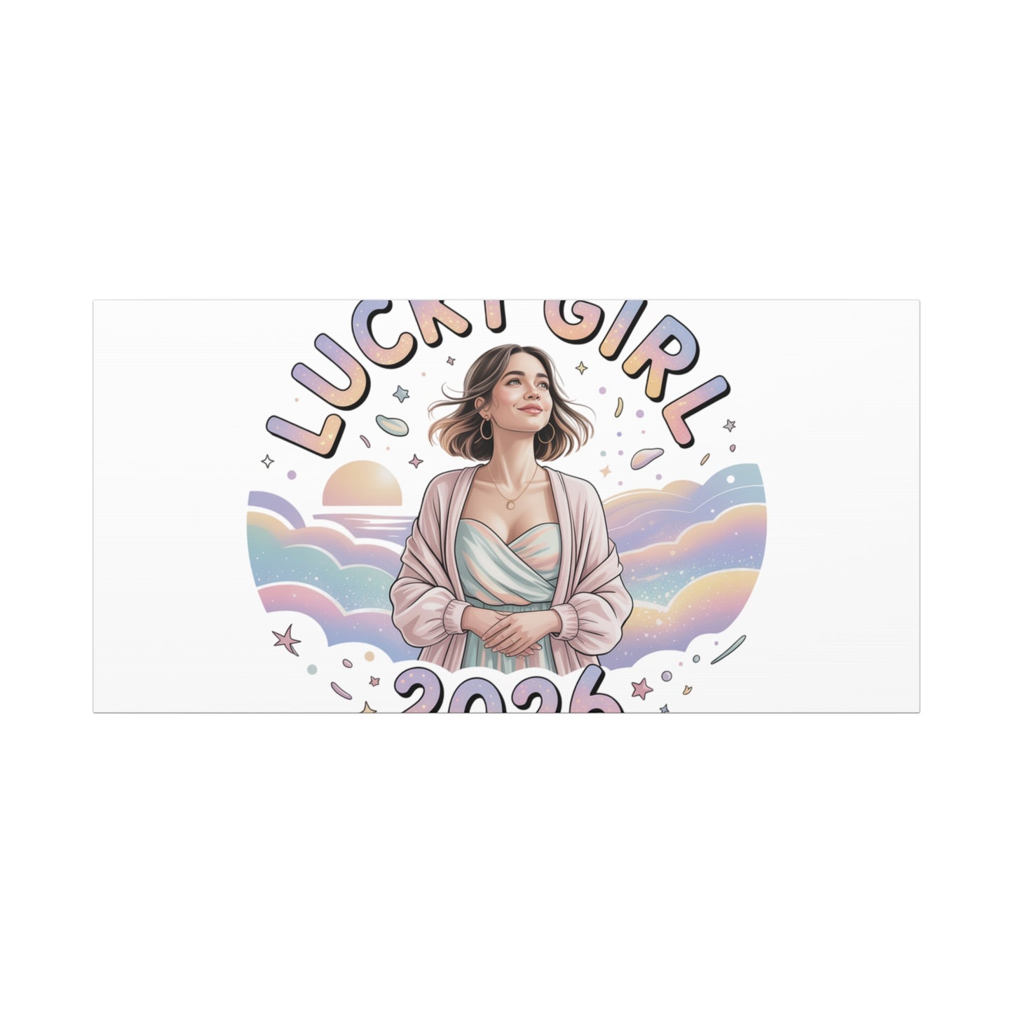 Lucky Girl 2026 Canvas | Manifest Luck, 2026 Lucky Charms