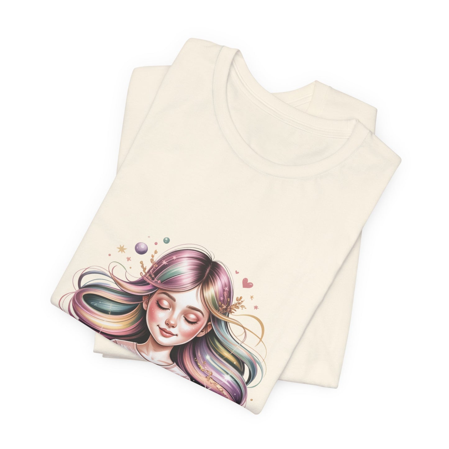 Lucky Girl 2026 mantra tee | Manifest Luck, angel number shirt