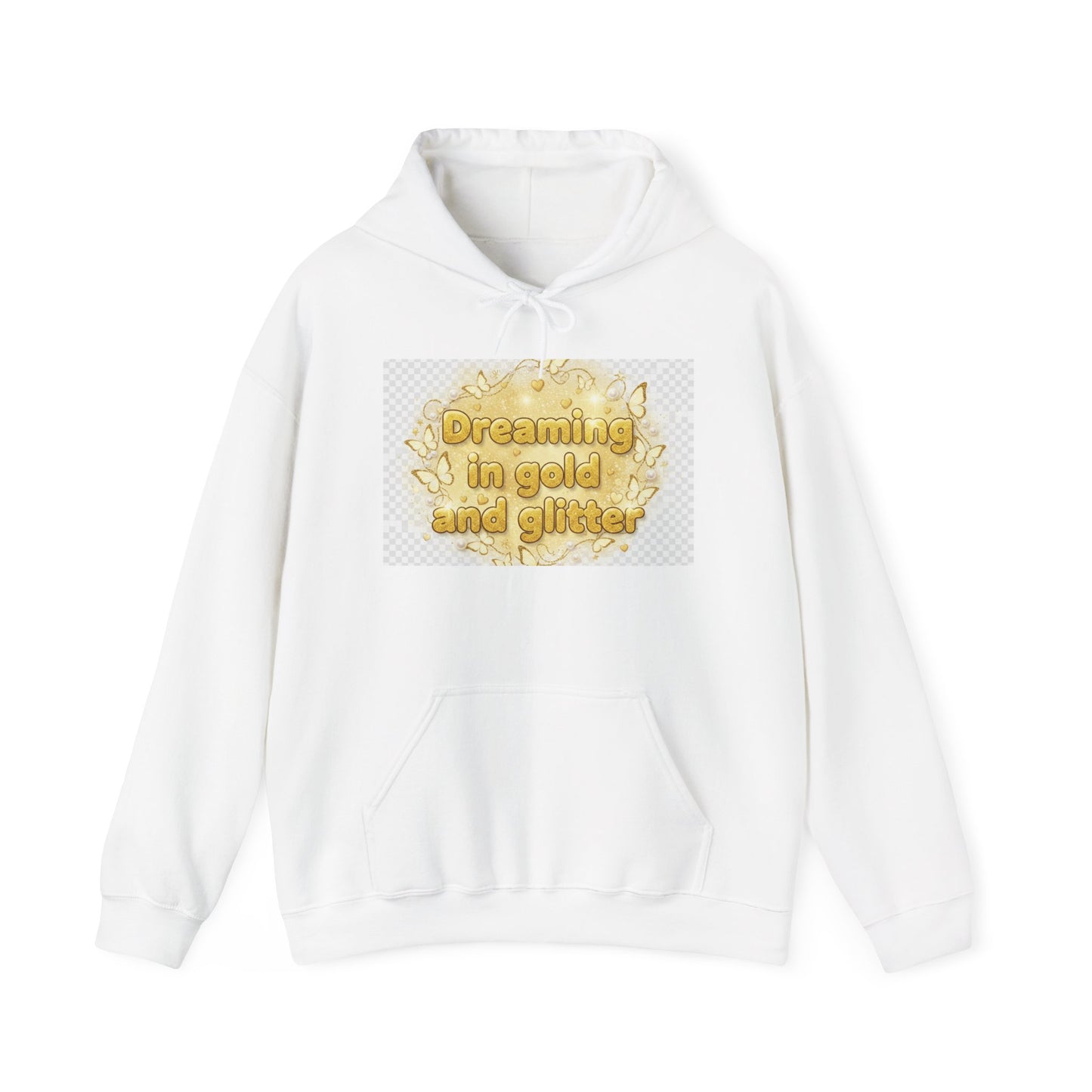 Dreaming in Gold and Glitter Hoodie