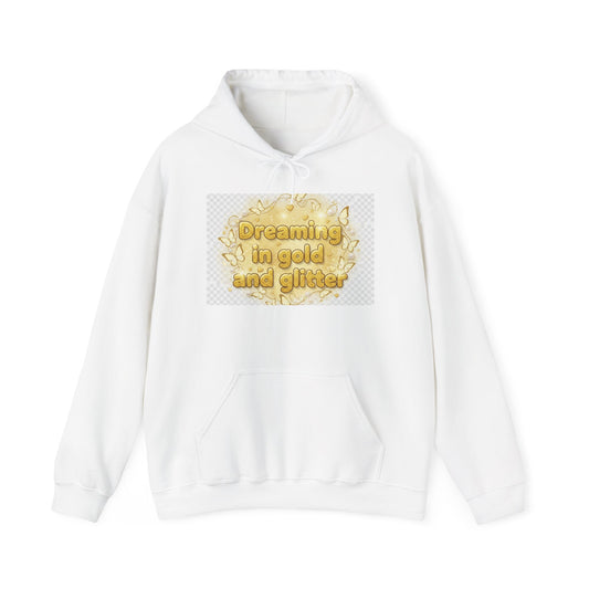 Dreaming in Gold and Glitter Hoodie
