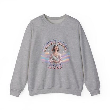 Lucky Girl 2026 Manifest Luck Sweatshirt | 2026 Lucky Charms, Angel Number