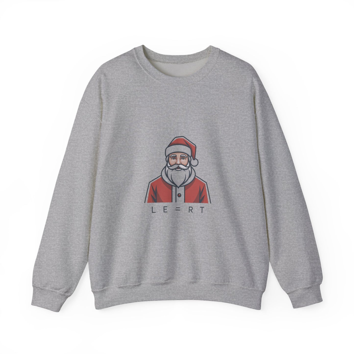 Minimal Santa Graphic Sweatshirt | Modern Santa, Geometric Christmas
