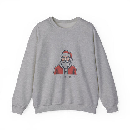 Minimal Santa Graphic Sweatshirt | Modern Santa, Geometric Christmas