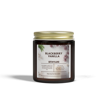 Blackberry Vanilla Scented Candle (4oz & 9oz)