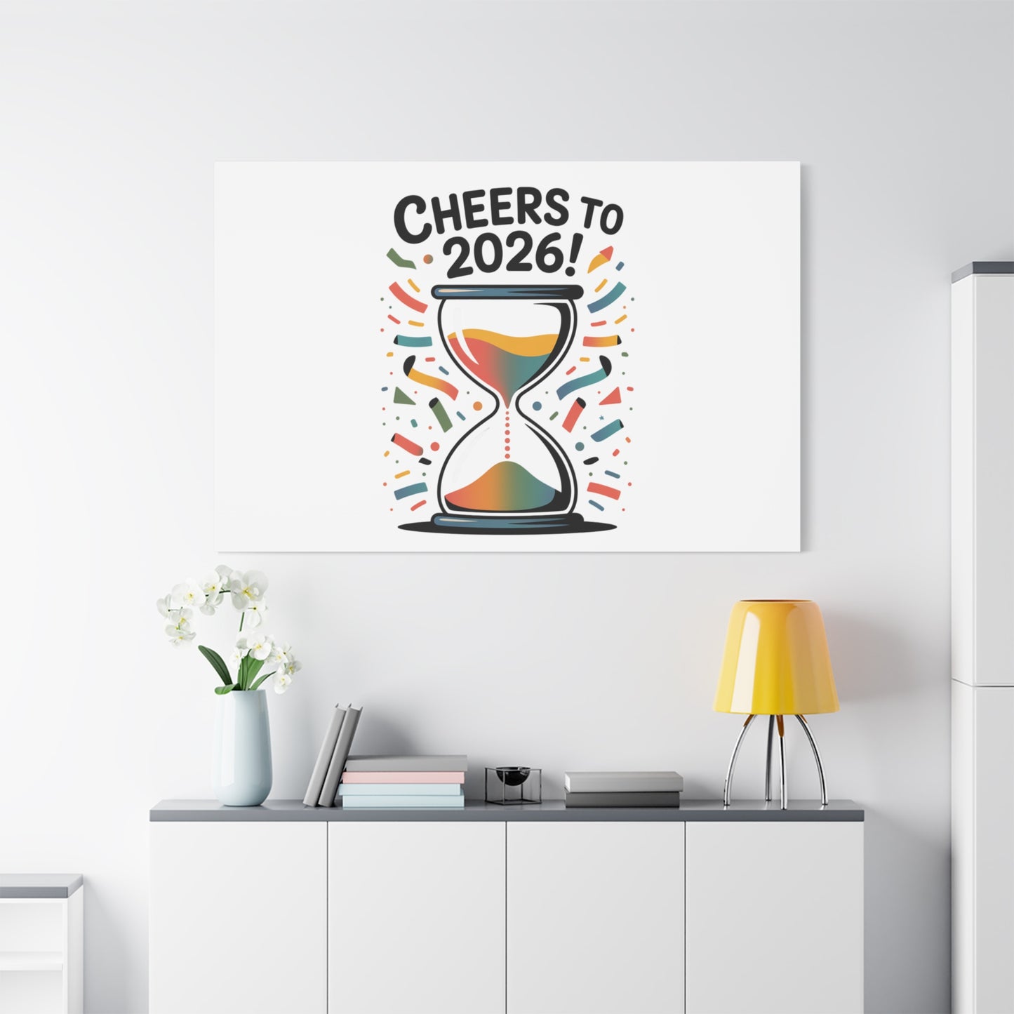 Cheers to 2026 Hourglass Canvas | 2026 goals, new year motivation