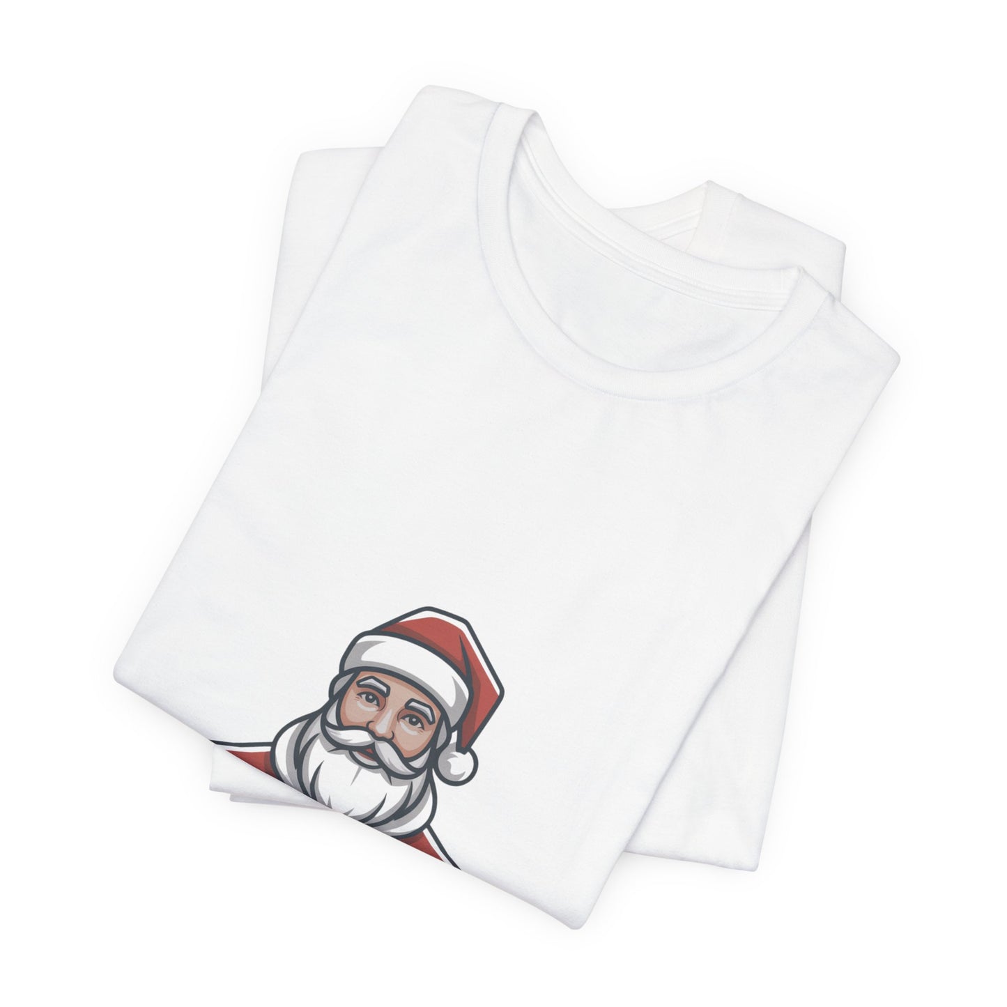 Minimal Santa Graphic Tee | Modern Santa, Abstract Christmas Shirt