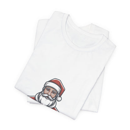 Minimal Santa Graphic Tee | Modern Santa, Abstract Christmas Shirt