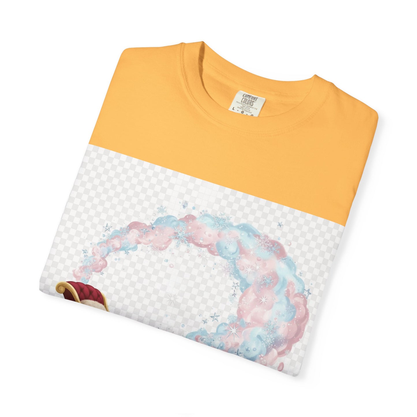 Sleighing Softly in Style T-Shirt — Festive Sleigh Graphic Holiday Tee