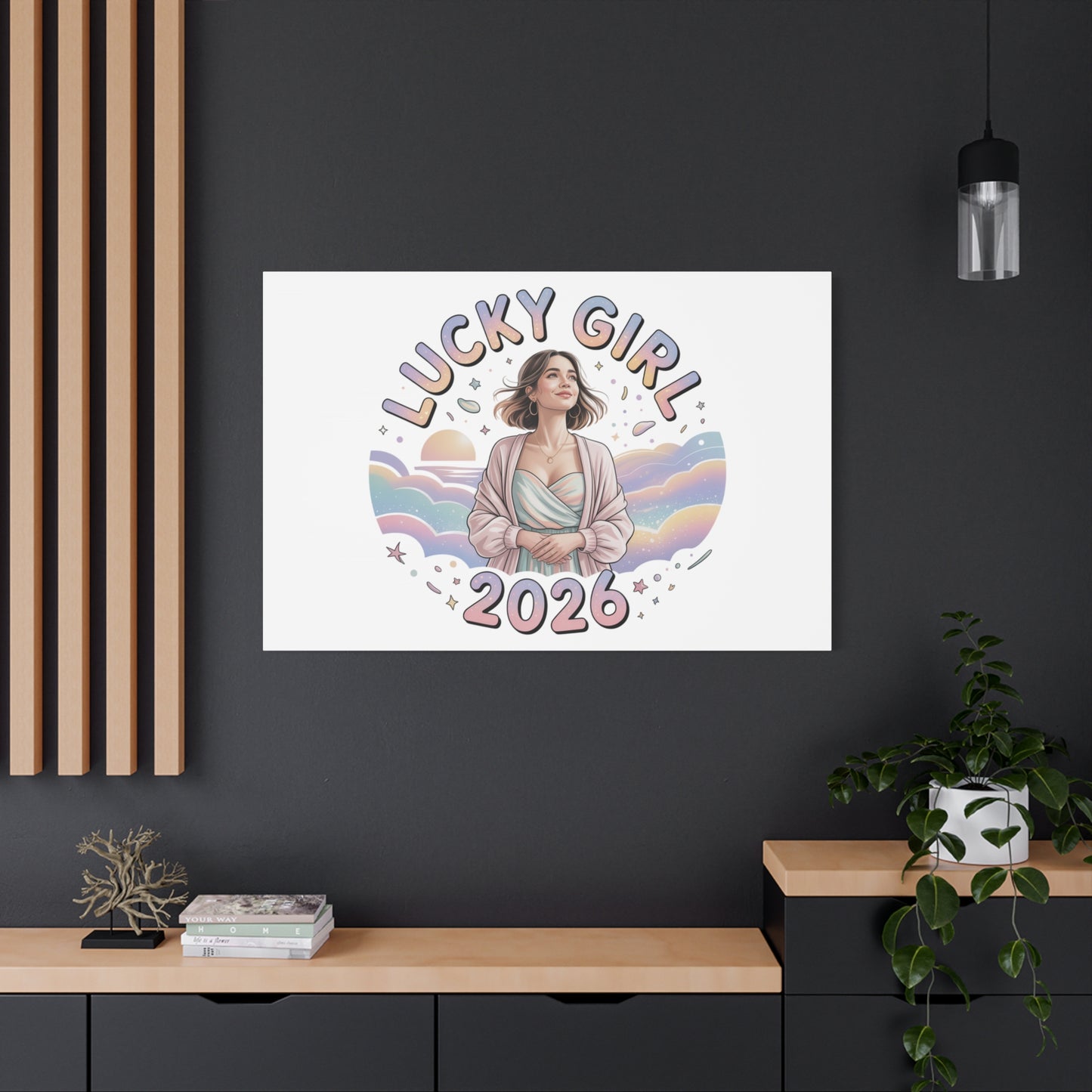 Lucky Girl 2026 Canvas | Manifest Luck, 2026 Lucky Charms