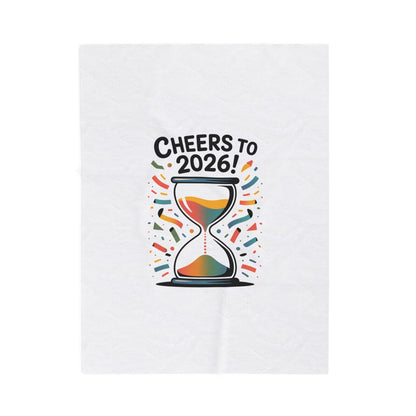 Cheers to 2026 Hourglass Blanket | 2026 goals, new year motivation