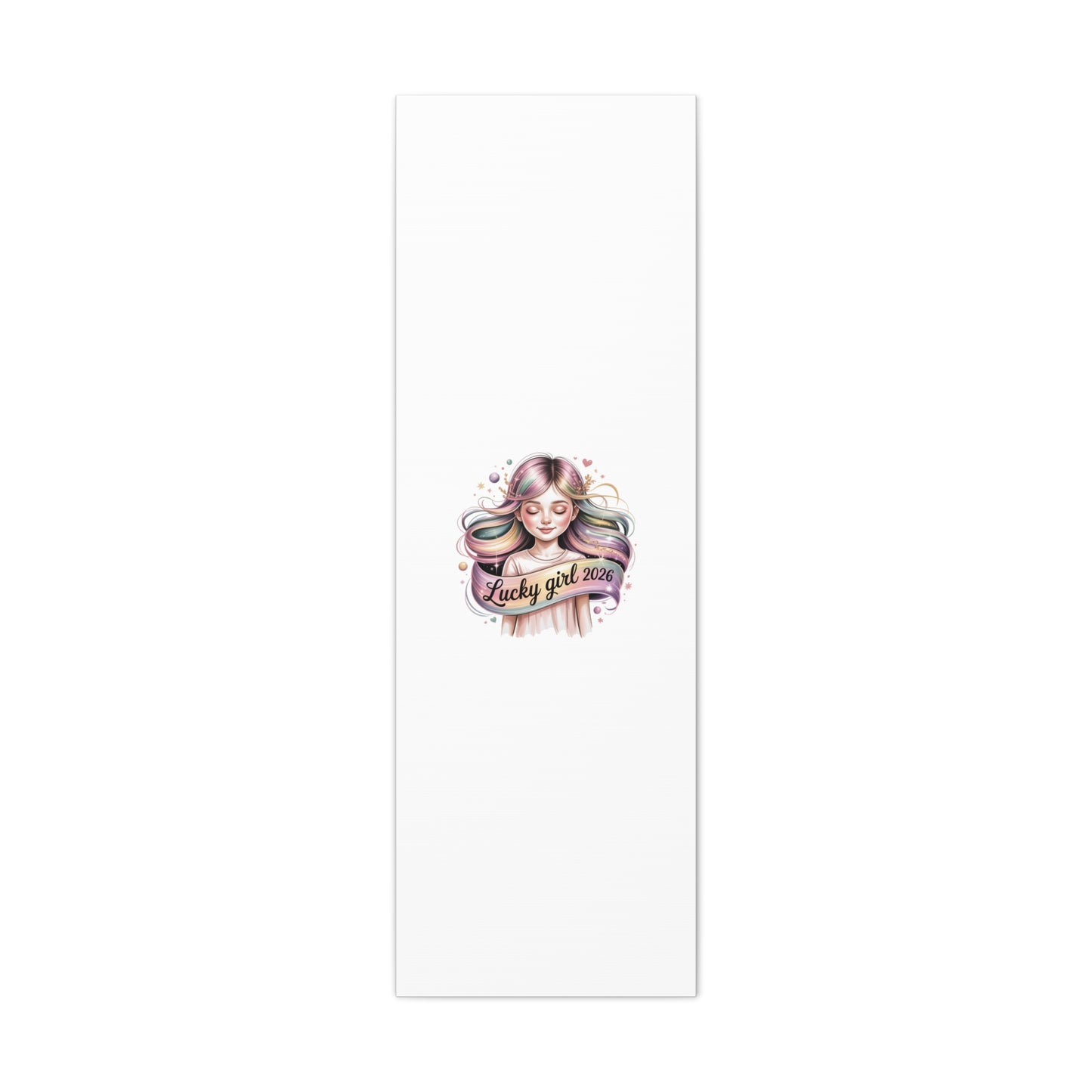 Lucky Girl 2026 Canvas Print | manifest luck, lucky charms