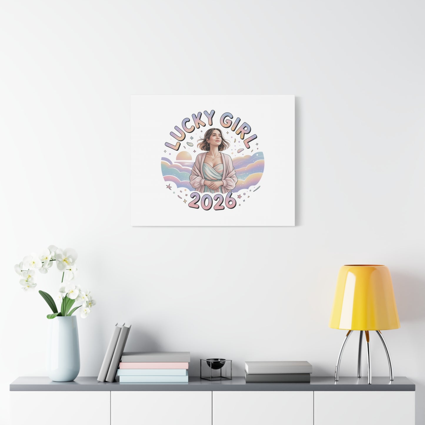 Lucky Girl 2026 Canvas | Manifest Luck, 2026 Lucky Charms