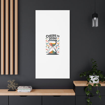Cheers to 2026 Hourglass Canvas | 2026 goals, new year motivation