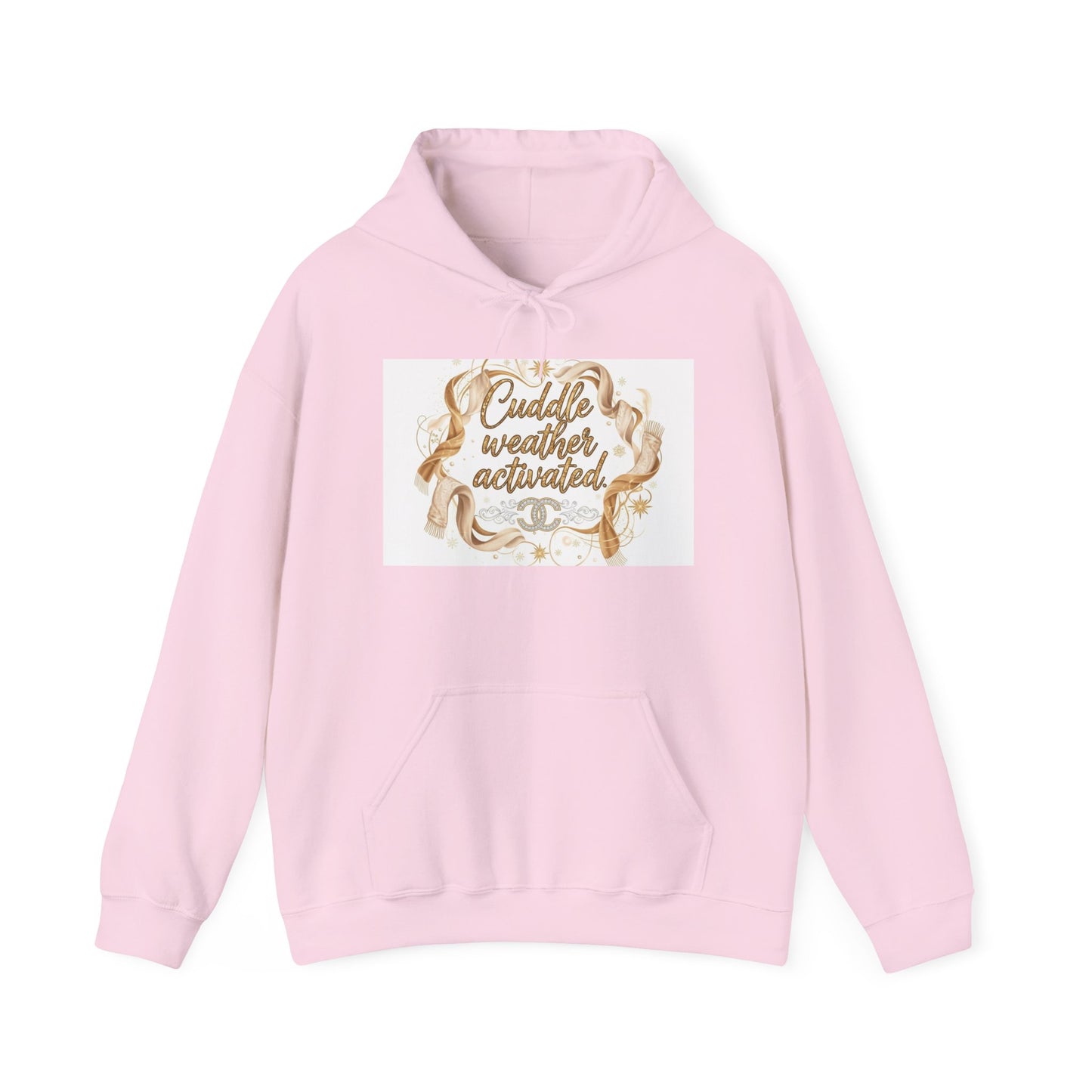 Cuddle Weather Activated Hoodie — Cozy Script Graphic Pullover