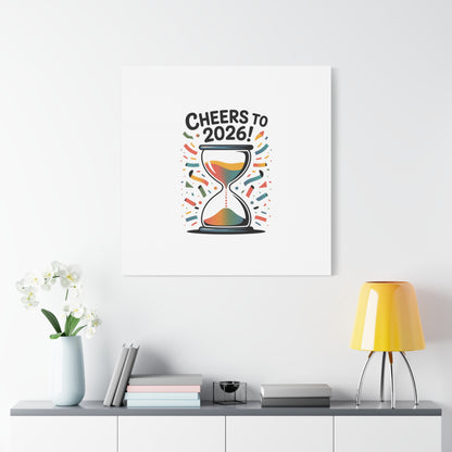 Cheers to 2026 Hourglass Canvas | 2026 goals, new year motivation