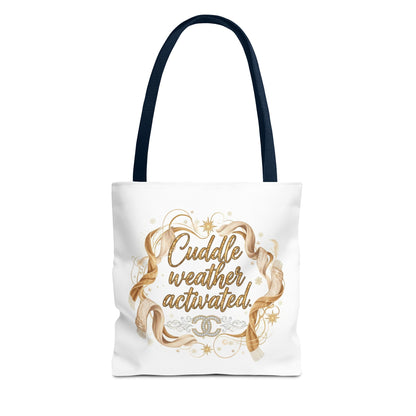 Cuddle Weather Activated Tote Bag — Cozy Fall Cozy Season Canvas Tote