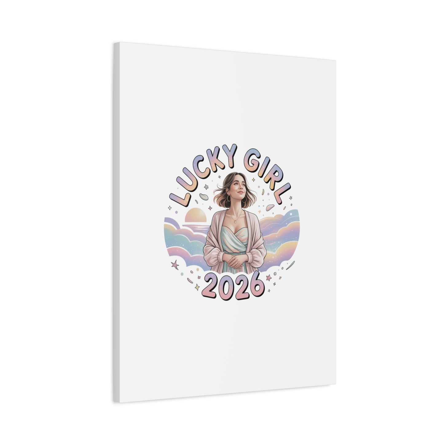 Lucky Girl 2026 Canvas | Manifest Luck, 2026 Lucky Charms