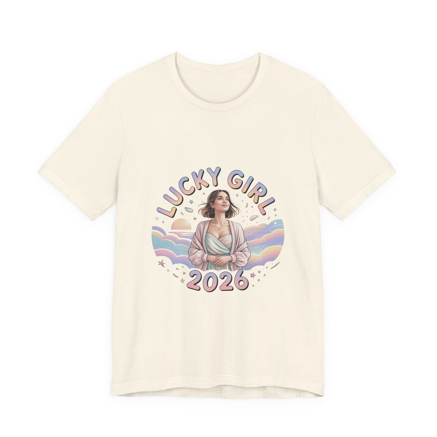 Lucky Girl 2026 Manifest Luck Tee | lucky charms, angel number shirt