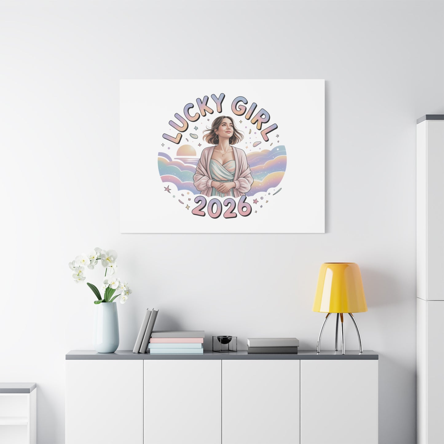 Lucky Girl 2026 Canvas | Manifest Luck, 2026 Lucky Charms