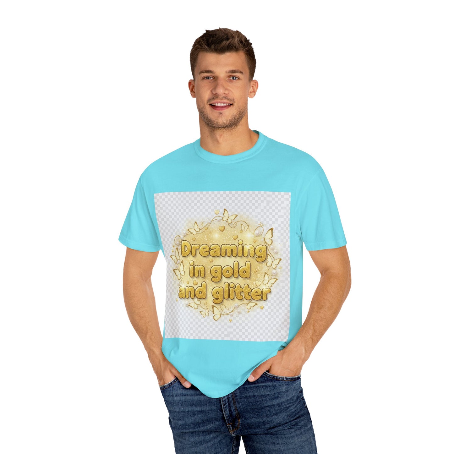 Dreaming in Gold and Glitter T-Shirt