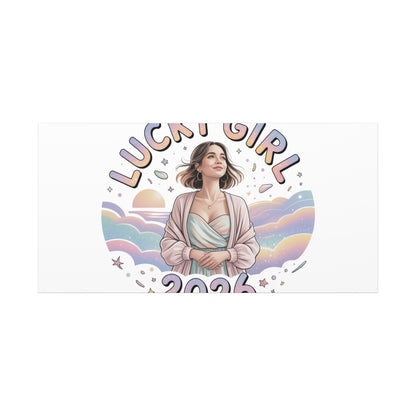 Lucky Girl 2026 Canvas | Manifest Luck, 2026 Lucky Charms