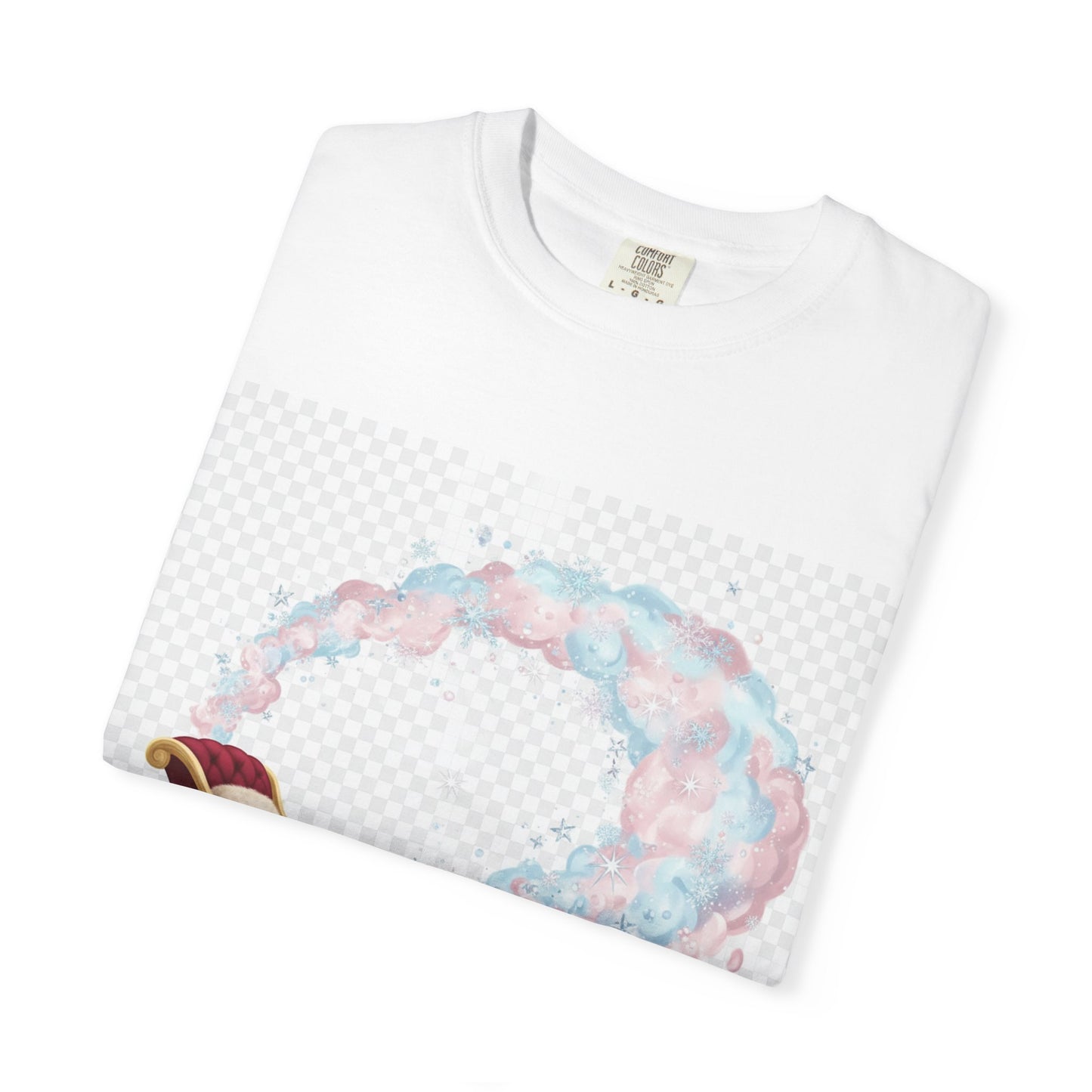 Sleighing Softly in Style T-Shirt — Festive Sleigh Graphic Holiday Tee