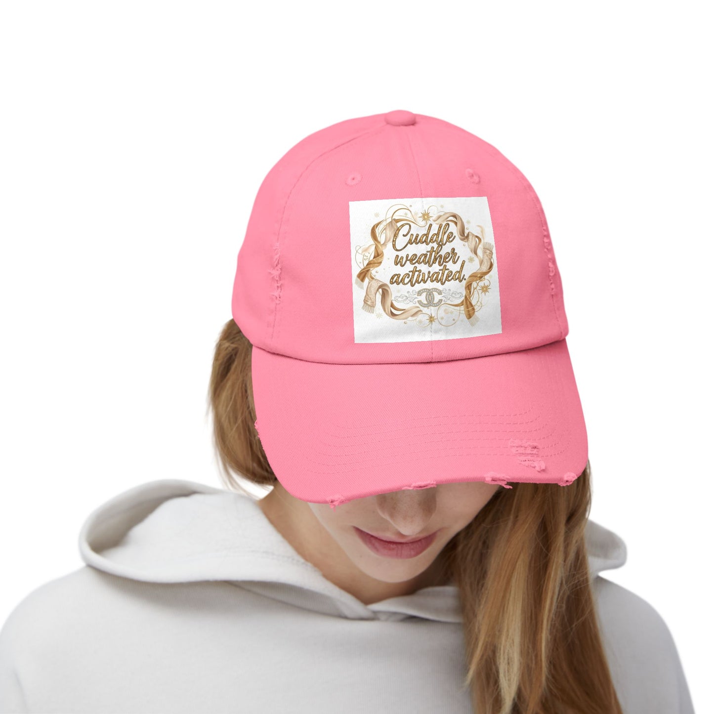 Cuddle Weather Activated Distressed Cap