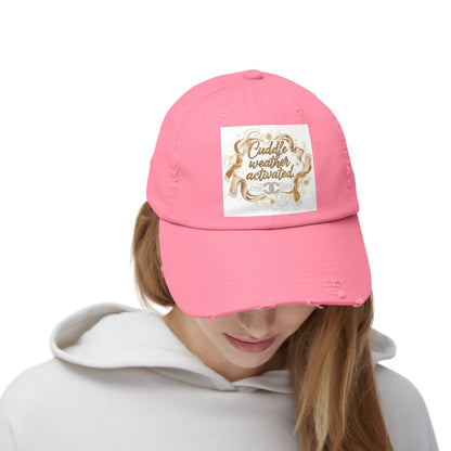 Cuddle Weather Activated Distressed Cap