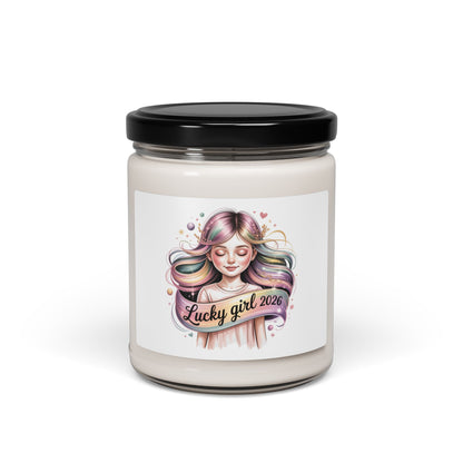 Lucky Girl 2026 Manifest Luck Candle | Scented Soy Jar