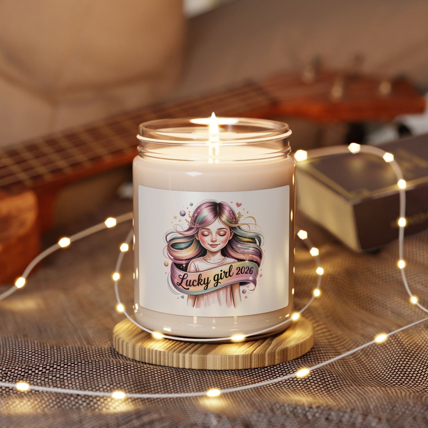 Lucky Girl 2026 Manifest Luck Candle | Scented Soy Jar