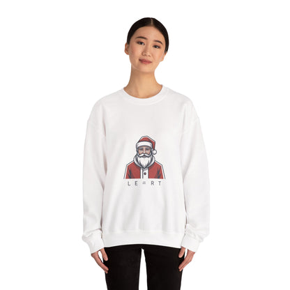 Minimal Santa Graphic Sweatshirt | Modern Santa, Geometric Christmas