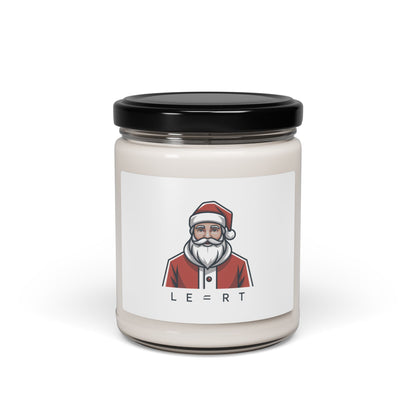 Minimal Santa Candle | Scented Soy Candle, Modern Graphic Christmas