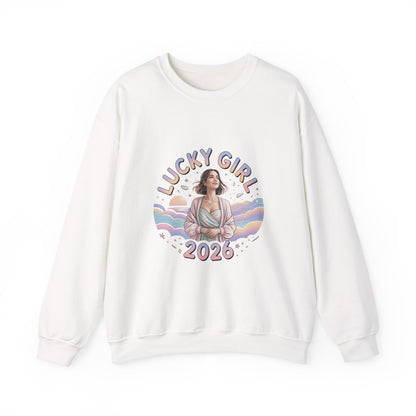 Lucky Girl 2026 Manifest Luck Sweatshirt | 2026 Lucky Charms, Angel Number
