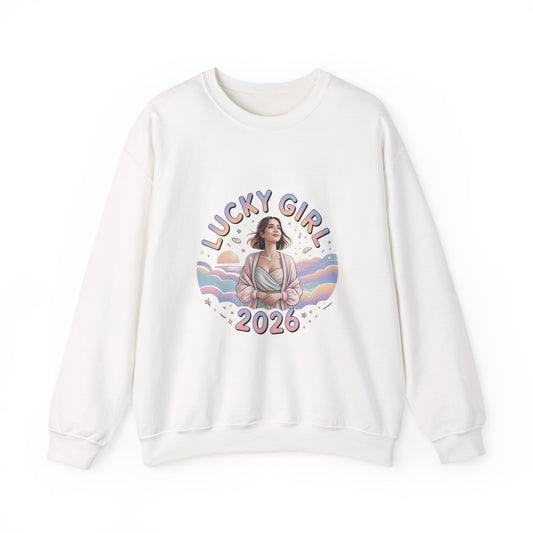 Lucky Girl 2026 Manifest Luck Sweatshirt | 2026 Lucky Charms, Angel Number